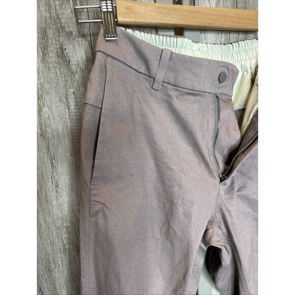 Lululemon Pants Trousers Mauve Color Tapered Slim Leg Pockets Size 28 - Picture 5 of 9